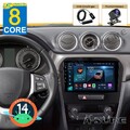 CarPlay 4+64GB Android 14 Autoradio Kam Navi Für Suzuki Vitara LY 2015-2024 DAB+