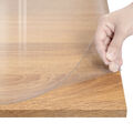 Tischfolie 1mm Tischdecke Transparent Klar Tischschutz Tischmatte Abwaschbar PVC