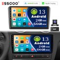 9" 2+64G Android 13 Carplay DAB+ Autoradio Für Audi A3 8P S3 8V RS3 KAM+ GPS BT