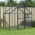Voliere Vogelkäfig Vogelvoliere Freilaufgehege Vogelhaus Aluminium vidaXL