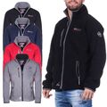 Geographical Norway Herren Fleece Jacke warme Fleecejacke Übergang Outdoor