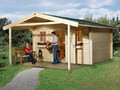 Weka Gartenhaus 110 A Gr.2 naturbelassen VD 200 380 x 580 cm