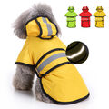 Regenjacke Hund Wasserdicht Hunderegenmantel mit Kapuze Reflektierende Dackel XL