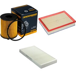 DENCKERMANN Inspektionspaket Filterset für Opel Corsa C 1.3 CDTi Combo Tour