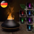 Ultraschall Flame Aroma Diffuser Humidifier 7 Farben für Duftöl Ätherische DHL