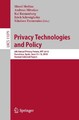 Privacy Technologies and Policy Manel Medina