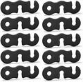 10 Pcs Aluminiumlegierung Wind Seil Schnalle Zeltleinenspanner Zeltzubehör Cord 