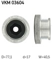 SKF VKM 03604 Generatorfreilauf für DACIA  passend für NISSAN RENAULT
