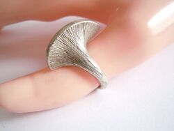 835 Silber Modernist Ring ESHA "Irokese" 8,6 g/Gr.54