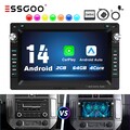 Für VW Golf MK4 Jetta Polo 9N Carplay Autoradio 2+64G Android 14 GPS NAV RDS MIK