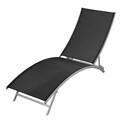  Sonnenliege Textilene Schwarz Liegestuhl Gartenliege Relaxliege Liege vidaXL