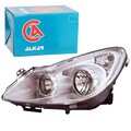 ALKAR H7/H1 SCHEINWERFER CHROM LINKS passend für OPEL CORSA | 2741421