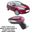 Für Ford Fiesta MK7 2008-2012 Außenspiegel Lackiert Hot Magenta Rechts Strom