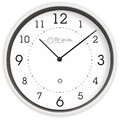 Design Funk-Wanduhr mit Kunststoffgehäuse 250 mm geräuschlos