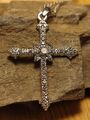 Halskette in Silber Christen Jesu Heiliger Engel Religion Anhänger Glaube Kirche