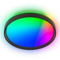 Deckenleuchte LED Deckenlampe Fernbedienung Dimmbar RGB Farbwechsel 48cm Schwarz