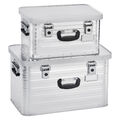 Alubox Enders Set 29 + 63 L TORONTO Alukiste abschließbar, Lagerbox Aluminiumbox