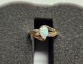 10k Gelbgold Opal & Diamantring