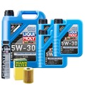 Motoröl 5W30 LIQUI MOLY Longtime High Tech 8L +MANN Ölfilter +Cera Tec