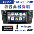 2DIN Autoradio Für BMW 3er E90 E91 E92 E93 DAB+ Android 13 2+32G Carplay GPS RDS