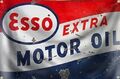 Esso Oil Flagge Fahne Banner Garage Bar Deko Biker Oldtimer Gas USA Schild Drop