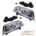 2x SCHEINWERFER HAUPTSCHEINWERFER H1/H7 LINKS + RECHTS FÜR AUDI A6 4B C5 97-99