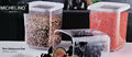 Michelino Vorratsdosen Set 3-tlg 1000 ml weiß luftdicht Vorratsbehälter