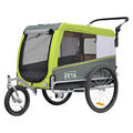 ZETA Größe XL Hunde Anhänger Transport für Fahrrad Wagen Jogger Buggy 3 Farben