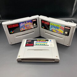 Tetris & Dr. Mario, Tetris Attack, Fun'n Games, SNES Set, Super Nintendo