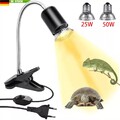 Schildkröten Wärmelampe Reptilien Terrarium Lampe UVA UVB 25+50W Wärmelampe DHL