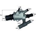 Mahle TI 168 88 Thermostat Kühlmittel für FIAT DOBLO 119 223