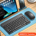 Für Samsung Galaxy Tab S9 FE S8 S7 A9 Plus A8 A7 QWERTZ Bluetooth Tastatur Maus