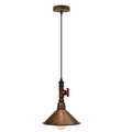 Pendelleuchte Retro Rohr Vintage E27 Cafe Bar Industrial Wasserrohr Hängelampe