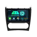 Android 12 64GB GPS Autoradio DAB+ SWC Navi Mercedes C/CLK/CLC Klasse W203 W209