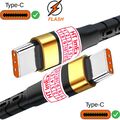 USB C Kabel Anschlusskabel Nylon für Lenovo Thinkpad Wigig Dock 40A60045UK