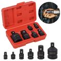Stecknuss Adapter Satz Schlagschrauber Nuss Set 1/4 3/8 1/2 auf 3/4 Zoll 6-tlg