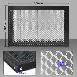 Laser Wabenplatte Honeycomb Arbeitsplatte Wabentisch für Lasergravierer 300 400