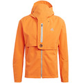Adidas Herren Wind.RDY Freizeitjacke Jogging Leuchtendes Orange Zipper Neu! OVP!
