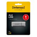 Intenso Alu Line 8 GB silber USB 2.0 Stick Speicher 8GB AluLine 3521462 OVP