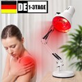 Rotlichtlampe Wärmelampe Rotlicht Infrarotlampe, Faltbar Therapie Lampe 150W