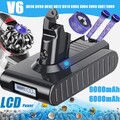 LED 9500MAH Akku Für DYSON V6 DC59 DC62 DC61 DC58 SV03 6.0Ah Filter Ersatzteile