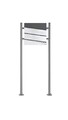 Briefkasten mit Ständer Standbriefkasten Postkasten Stahl Mailbox Briefkasten