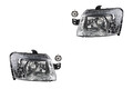 Scheinwerfer Set Halogen Haupt passend für Fiat Panda 169 09/03-07/09 H4 +Nebel