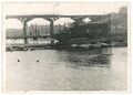 Orig. Foto Pz.Rgt.29 schwere Lkw auf Brücke Wolchow Newa Russland 1941