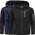 Geographical Norway Herbst Frühlings Softshell Jacke Windbreaker Übergangs Regen