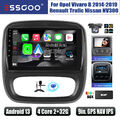 Android 13 2+32G DAB+ Carplay Autoradio GPS MIK Kamera Für Opel Vivaro B Trafic