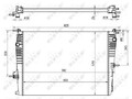 NRF 53965 Kühler, Motorkühlung für RENAULT 53965 Kühler, Motorkühlung Kühlung