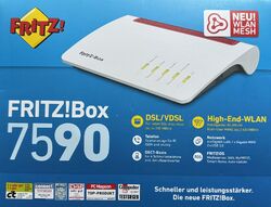 AVM FRITZ!Box 7590 WLAN Router mit Modem - Weiß (20002784)