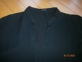 festliches seidiges Blusen Shirt von Marc Cain N1 schwarz mit Rüschen Gr.S 36 38