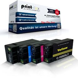 4x Alternative Tintenpatronen für Canon PGI-1500 XXL Kassetten-Office Plus Serie
